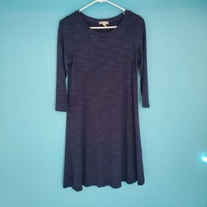 Lila Rose Shirt Dress Size Small 3/4 Sleeve